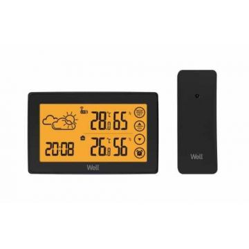 Statie meteo Well Augury, cu senzor extern, umiditate, temperatura, ecran tactil
