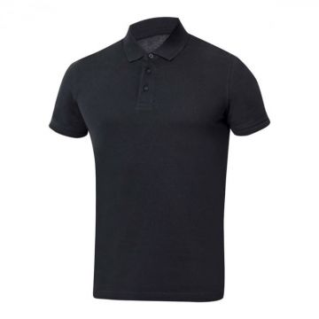 Tricou polo cu maneca scurta ZIDYN - negru