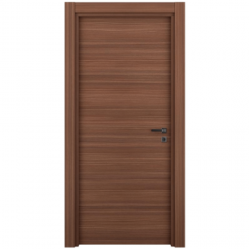 Usa interior plina, Variodor Striped Walnut, nuc, 198 x 80 cm, stanga