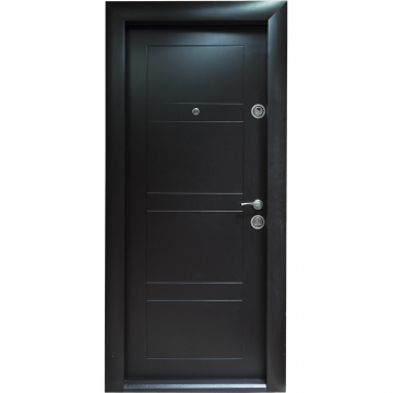 Usa metalica intrare Arta Door 310, cu fete din MDF laminat, 880 x 2010 mm, deschidere stanga, culoare wenge