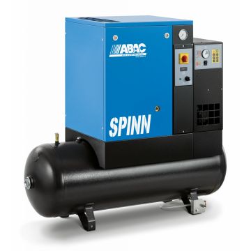 Compresor de aer profesional cu surub, cu uscator - 3 kW, 366 L/min, 10 bari - Rezervor 270 Litri - ABAC-SPINN3E-10-400/50K-270-E-CE