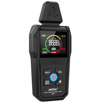 Detector de radiatii electromagnetice, 0 - 74uT   0-740mG, Mestek EMF01