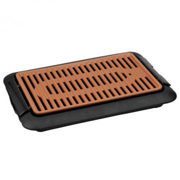 Gratar electric Oliver Voltz, 1250W, 23x36cm, Strat de marmura, Negru Maro