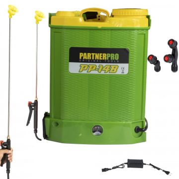 Pompa de stropit cu acumulator PartnerPRO, Capacitate 14L