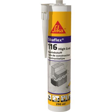 Adeziv pentru constructii Sikaflex 116 High Grab, alb, 290 ml