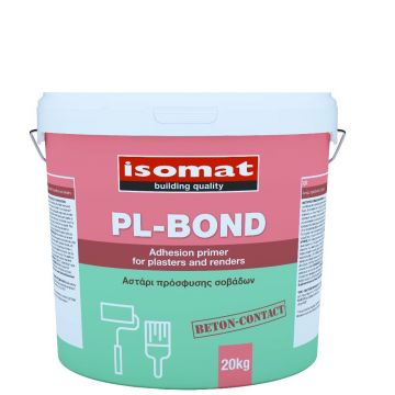 Amorsa de aderenta pentru tencuieli ISOMAT PL-BOND, rosu deschis, 20 kg