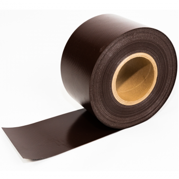 Banda PVC pentru intarire Cristal Flex, maro, 10 cm x 30 m