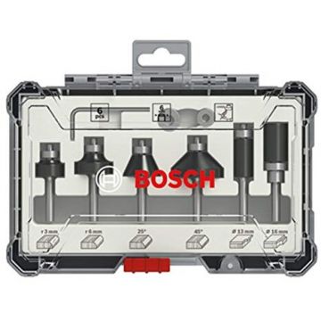 Bosch cutter set 6 pcs Trim & Edging 6mm - 2607017468 shank