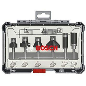 Bosch cutter set 6 pcs Trim & Edging 6mm - 2607017468 shank