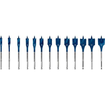 Bosch Expert Self Cut Speed ??flat drill bit set, 13 pieces, ? 10 - 32mm