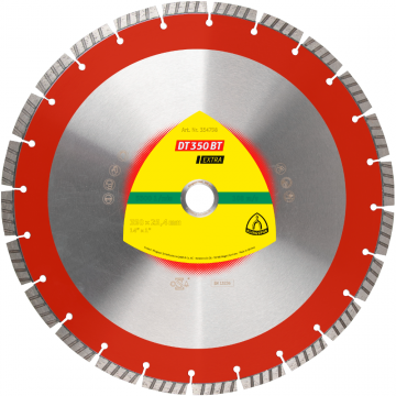 Disc Diamantat pentru beton Klingspor DT 350 BT Extra, 350 x 3 x 25.4 mm