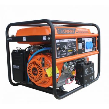 Generator de curent 5.5 kW SuperHIBRID (GPL + Gaz Natural + Benzina) cu posibilitate de Automatizare - CRIANO - CNO-NRG-7000-G-ATSr