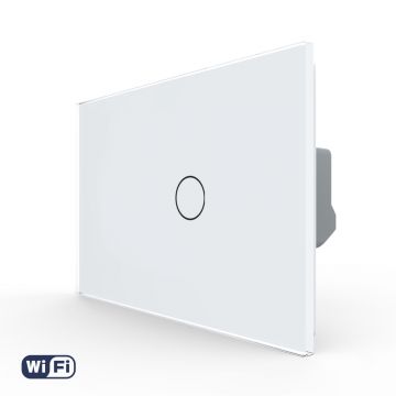 Intrerupator Simplu Wi-Fi cu Touch LIVOLO din Sticla, Standard Italian – Serie Noua