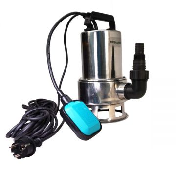 Pompa submersibila cu plutitor, 400W, apa curata, debit 110L/min, H de refulare 5m, ProGARDEN CSP400Dinox-1A