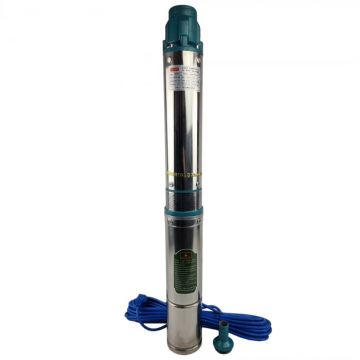 Pompa submersibila de mare adancime AquaMann Premium, 8 Turbine, 140metri, debit 8m  ³ h, 15 metri cablu