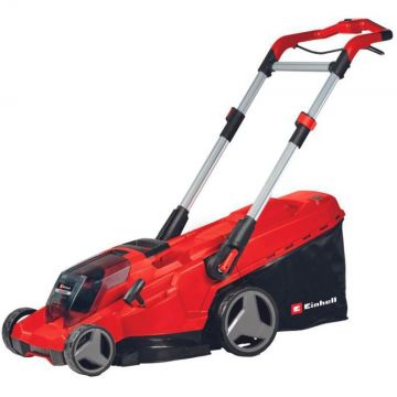 Professional cordless lawnmower RASARRO 36/42, 36Volt (2x18V) (red/black, 2x Li-ion battery 5.2Ah)