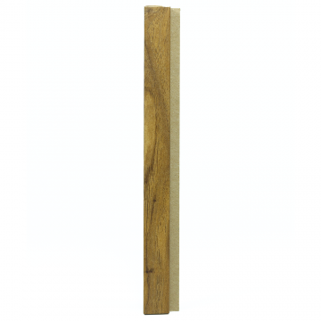 Profil initiere lambriu riflaj MDF, pecan, 22 x 86 x 2800 mm