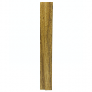 Profil terminatie montaj lambriu riflaj MDF, pecan, 22 x 86 x 2800 mm