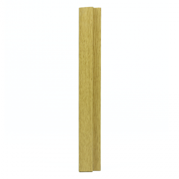Profil terminatie montaj lambriu riflaj MDF, stejar, 22 x 86 x 2800 mm