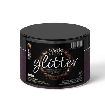 Sclipici decorativ Glitter G10 Magic Efect, garnet, 150 gr