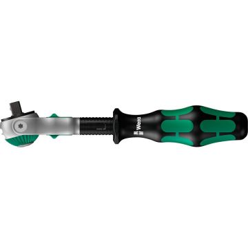 8100 SC 9 Zyklop speed ratchet set, imperial, 28 pieces, tool set (black/green, 1/2, speed ratchet with swiveling head)