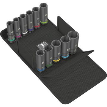 8790 C Impaktor Deep Set 1, 11 pieces, socket wrench (black, 1/2, in textile box)