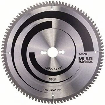 Bosch circular saw blade multi material, O 300mm, 96Z