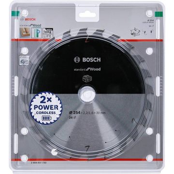 Bosch circular saw blade Standard for Wood, 254mm