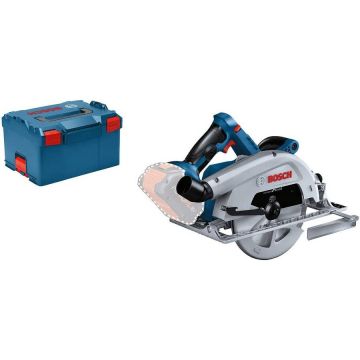 Bosch Cordless Circular Saw BITURBO GKS 18V-68 C Professional solo (blue/black, without battery and charger, L-BOXX)