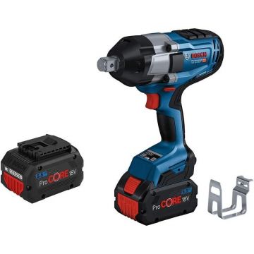 Bosch Cordless impact wrench BITURBO GDS 18V-1050 H Professional, 18V (blue/black, 2x battery ProCORE18V 5.5Ah, 3/4 , in L-BOXX)