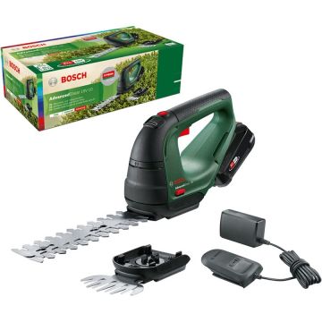 Bosch Cordless shrub and grass shears Advancedshear 18-10 (green/black, Li-ion battery 2.0Ah)