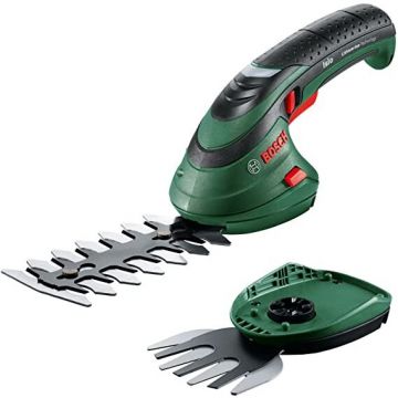 Bosch cordless shrub & grass shears set Isio (green/black, Li-ion battery 1.5Ah 3.6Volt)