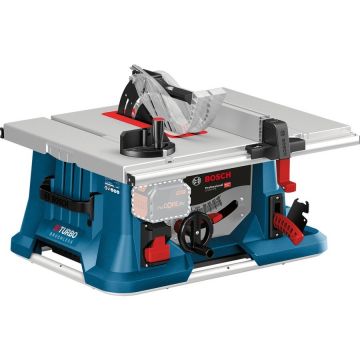 Bosch cordless table saw BITURBO GTS 18V-216 Professional solo, 18 volts (blue, without battery and charger, with work table GTA 560)