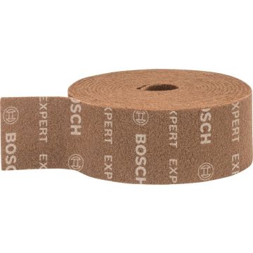 Bosch Expert fleece roll N880 coarse A, 115mmx10m, sanding sheet (brown, 10 meter roll, for hand sanding)