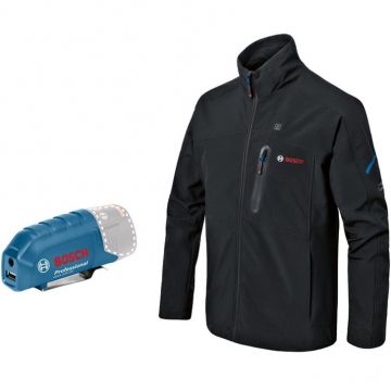Bosch Heat+Jacket GHJ 12+18V Solo size L, work clothing (black, without battery and charger)