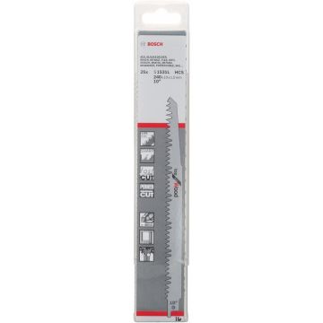 Bosch saber saw blade S 1531 L Top for Wood, 240mm (25 pieces)