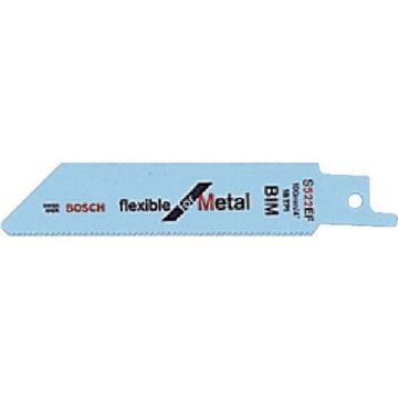 Bosch Saber Saw Blade S 522 EF Flexible for Metal, 100mm (5 pieces)