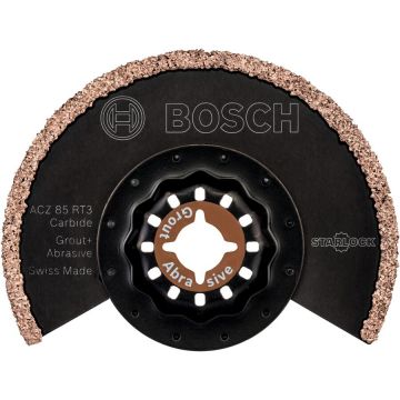 Bosch segment saw blade ACZ 85 RT3 Grout + Abrasive, 85mm (10 pieces, Carbide-RIFF)