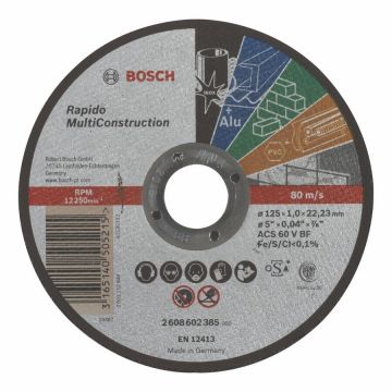 Bosch Tarcza tnąca MultiConstruction125mm