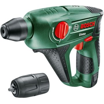 Bosch Uneo cordless hammer drill, 12 volts (green/black, 2x Li-ion batteries 2.0 Ah, in case)