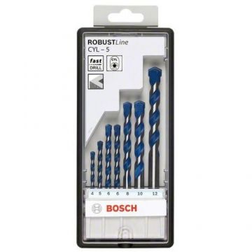 Bosch Wiertła do betonu Set CYL-5 7 sztuk