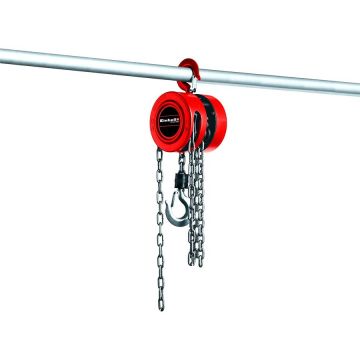 Chain hoist TC-CH 1000, cable winch (red)