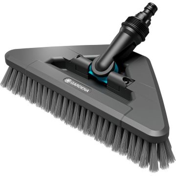 Cleansystem handle brush soft flex, washing brush (grey, 360 swivel joint)