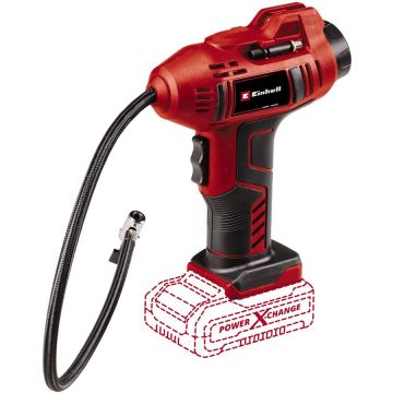 cordless car compressor CE-CC 18 Li-Solo (red/black, without battery and charger)