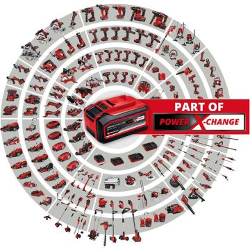 cordless drill/driver set TE-CD 18/45 3X-Li +22, 18Volt (red/black, Li-ion battery 2.0Ah, 22-piece accessories)
