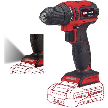 Cordless Drill TE-CD 18/40 Li BL - S (red/black, without battery and charger)
