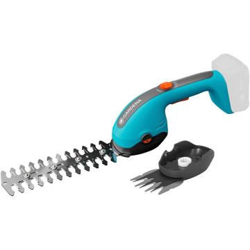 cordless grass shears PowerCut 20/18V P4A solo, with shrub knife (turquoise/grey, without battery and charger, POWER FOR ALL ALLIANCE)