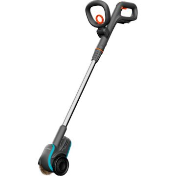 cordless joint brush EasyWeed 1800/18V P4A solo, weed remover (grey/turquoise, without battery and charger, POWER FOR ALL ALLIANCE)