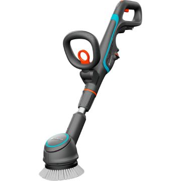 cordless multi-cleaner AquaBrush Compact 18V P4A solo, hard floor cleaner (grey/turquoise, without battery and charger, POWER FOR ALL ALLIANCE)