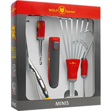 multi-star mini set P 262, 5-piece garden set (red/grey)